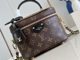 M47128】 LOUIS VUITTON ルイヴィトン モノグラム バッグ スーパーコピー 24新作 VANITY ヴァニティ NV PM  レディース ショルダーバッグ_ルイヴィトン ショルダーバッグ_ルイヴィトンバッグ_ルイヴィトンコピー_ブランドコピー優良店