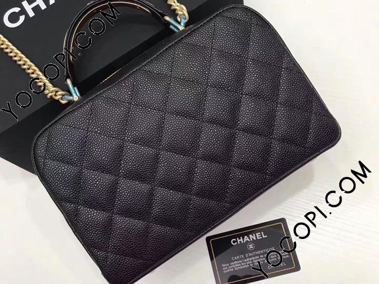 シャネル CHANEL ボーリング バッグ グレインド カーフスキン ショルダーバッグ 牛革 ブラック 【A91907 Y82213 3B842b】_シャネル  バッグ_シャネルコピー_ブランドコピー優良店