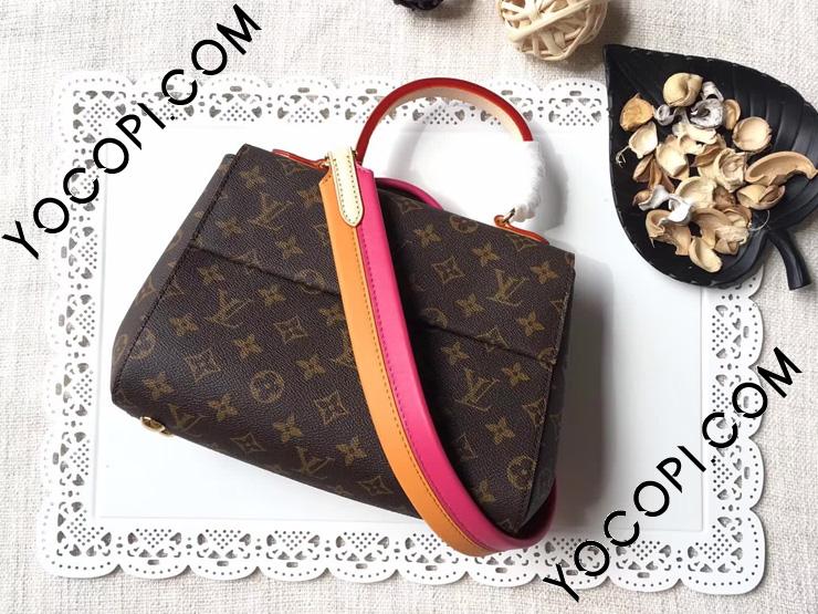 M43401】 ルイヴィトン モノグラム バッグ コピー 「LOUIS VUITTON」 クリュニー MM ショルダーバッグ ホットピンクサフラン_ ルイヴィトン ショルダーバッグ_ルイヴィトンバッグ_ルイヴィトンコピー_ブランドコピー優良店