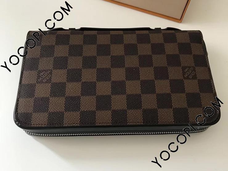 N63284】 ルイヴィトン ダミエ・エベヌ 長財布 コピー 「LOUIS VUITTON」 ジッピーXL ダミエ・エベヌ ヴィトン メンズ  ラウンドファスナー財布_ヴィトン ラウンドファスナー財布_ルイヴィトン 財布_ルイヴィトンコピー_ブランドコピー優良店