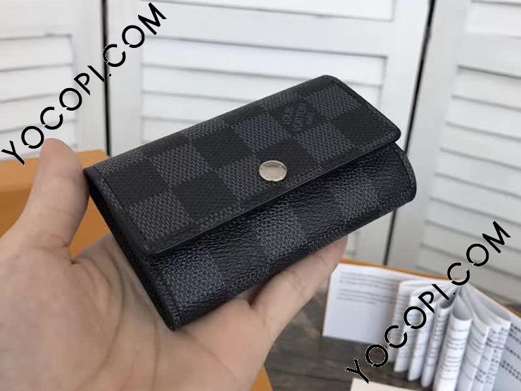 N62662】 LOUIS VUITTON ルイヴィトン ダミエ・グラフィット キー ...