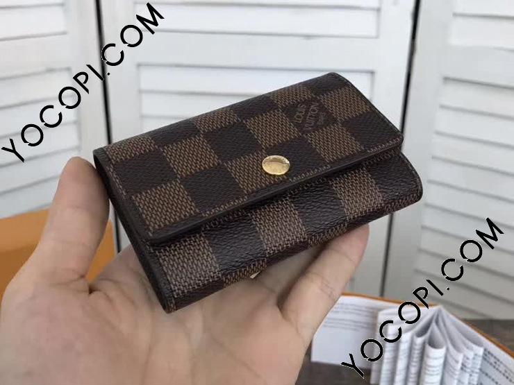 N62630】 LOUIS VUITTON ルイヴィトン ダミエ・エベヌ キーケース