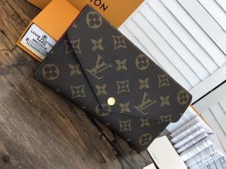 N61262】 LOUIS VUITTON ルイヴィトン ダミエ・エベヌ 長財布 コピー