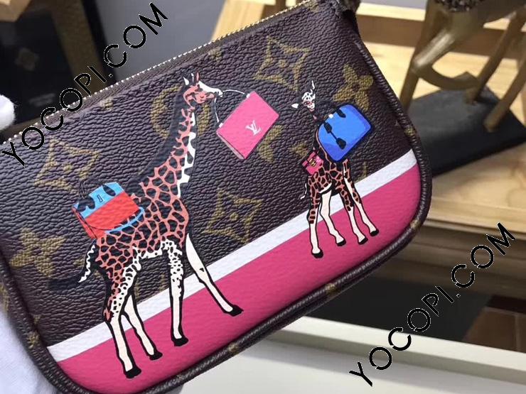 M62087】 LOUIS VUITTON ルイヴィトン モノグラム ミニバッグ コピー 2017AW ミニ・ポシェット・アクセソワール・キリンが可愛い  2way_ルイヴィトン ショルダーバッグ_ルイヴィトンバッグ_ルイヴィトンコピー_ブランドコピー優良店