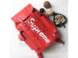 【M53414】 LOUIS VUITTON × SUPREME ルイヴィトン シュプリーム エピ バッグ コピー Epi Christopher Backpack PM クリストファー ヴィトン メンズ バックパック・リュック 赤×白