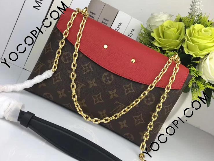 M43713】 LOUIS VUITTON ルイヴィトン モノグラム バッグ スーパーコピー サン・プラシード Saint Placide ヴィトン  レディース チェーンショルダーバッグ 3色可選択 スリーズ_ルイヴィトン ショルダーバッグ_ルイヴィトンバッグ_ルイヴィトンコピー_ブランドコピー優良店