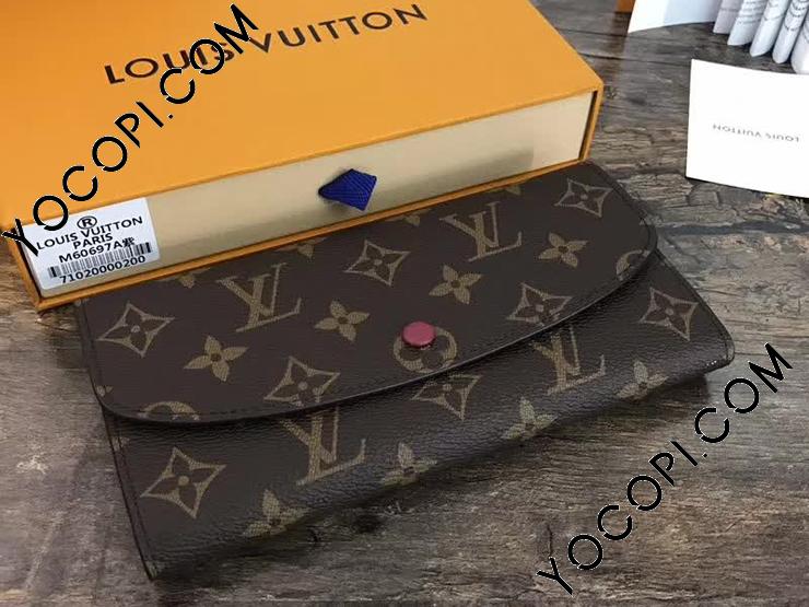 M60697】 LOUIS VUITTON ルイヴィトン モノグラム 二つ折り長財布