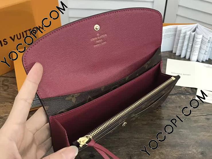 M60697】 LOUIS VUITTON ルイヴィトン モノグラム 二つ折り長財布 ...