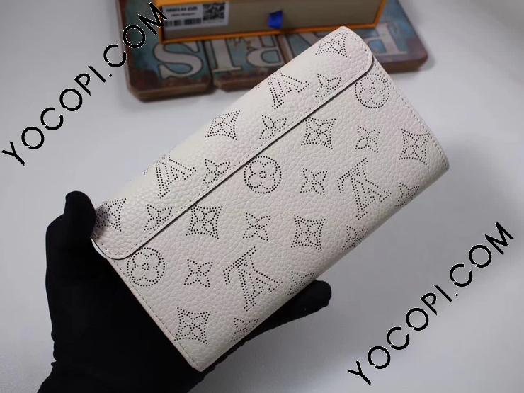 M60144】 LOUIS VUITTON ルイヴィトン マヒナ 長財布 スーパーコピー ポルトフォイユ・イリス ヴィトン レディース 二つ折り財布  3色可選択 ガレ_ルイヴィトン 二つ折り財布_ルイヴィトン 財布_ルイヴィトンコピー_ブランドコピー優良店