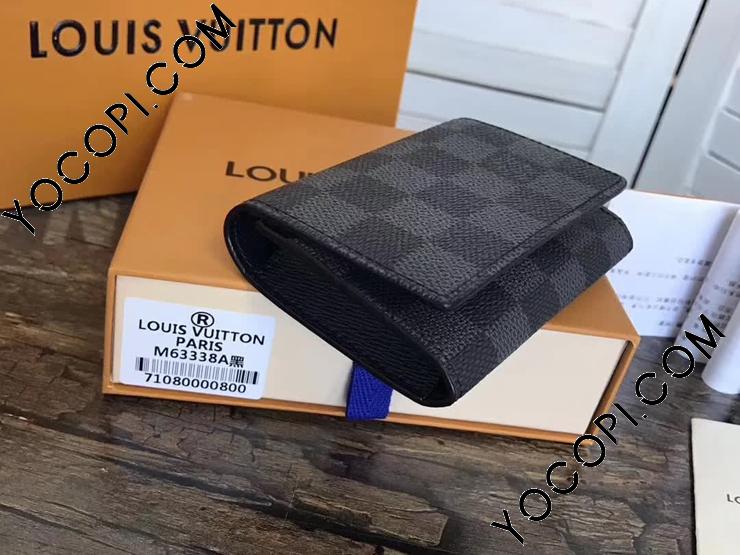 N63338】 LOUIS VUITTON ルイヴィトン ダミエ・グラフィット 財布