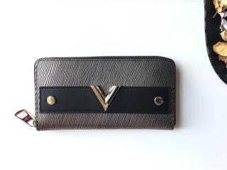 M62522】 LOUIS VUITTON ルイヴィトン エピ 長財布 コピー ジッピー