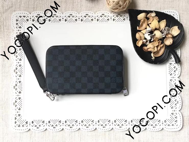 N64020】 LOUIS VUITTON ルイヴィトン ダミエ・コバルト 財布 コピー ...