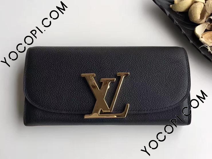 M58266】 LOUIS VUITTON ルイヴィトン トリヨン 長財布 スーパーコピー ポルトフォイユ・ヴィヴィエンヌ ヴィトン レディース 二 つ折り財布 3色可選択 ノワール_ルイヴィトン 二つ折り財布_ルイヴィトン 財布_ルイヴィトンコピー_ブランドコピー優良店