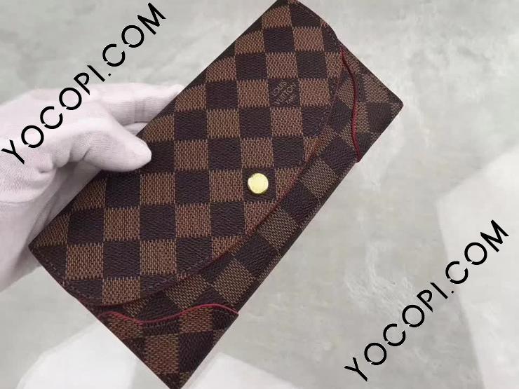 N61221】 LOUIS VUITTON ルイヴィトン ダミエ・エベヌ 長財布 スーパーコピー ポルトフォイユ・カイサ ヴィトン レディース 人気 二つ折り財布  2色可選択 スリーズ_ルイヴィトン 二つ折り財布_ルイヴィトン 財布_ルイヴィトンコピー_ブランドコピー優良店