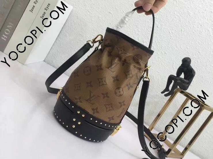 M43511】 LOUIS VUITTON ルイヴィトン モノグラム・リバース バッグ スーパーコピー ハンドバッグ プティット・ノエ トランク  ヴィトン レディース ショルダーバッグ_ルイヴィトン ショルダーバッグ_ルイヴィトンバッグ_ルイヴィトンコピー_ブランドコピー優良店