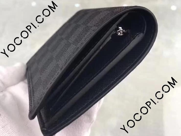 N61226】 LOUIS VUITTON ルイヴィトン ダミエ・グラフィット 財布