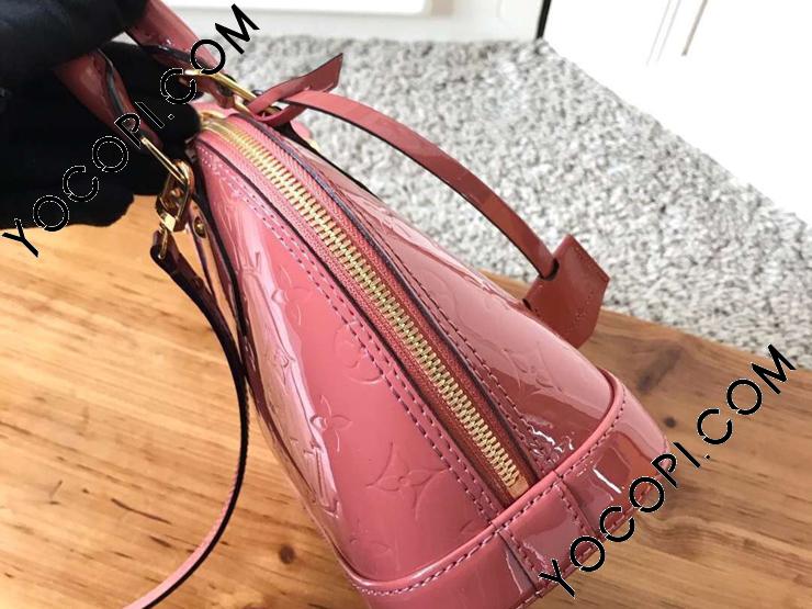 M94769】 LOUIS VUITTON ルイヴィトン モノグラム・ヴェルニ バッグ スーパーコピー アルマ BB ハンドバッグ ヴィトン  レディース ショルダーバッグ 4色可選択 ヴィユーローズ_ルイヴィトン ショルダーバッグ_ルイヴィトンバッグ_ルイヴィトンコピー_ブランドコピー優良店