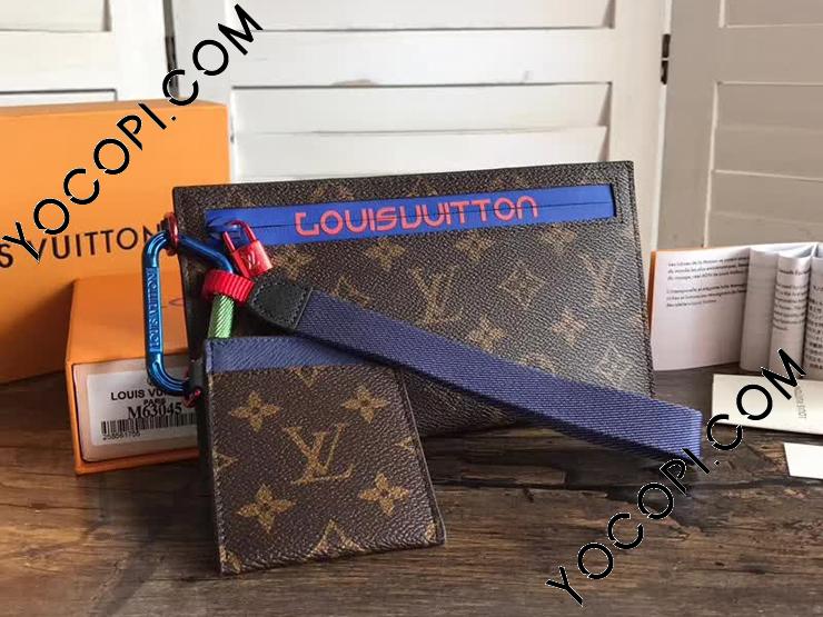 M63045】 LOUIS VUITTON ルイヴィトン コピー モノグラム リボンポーチ メンズ トラベル_ルイヴィトン メンズ バッグ_ルイヴィトン バッグ_ルイヴィトンコピー_ブランドコピー優良店