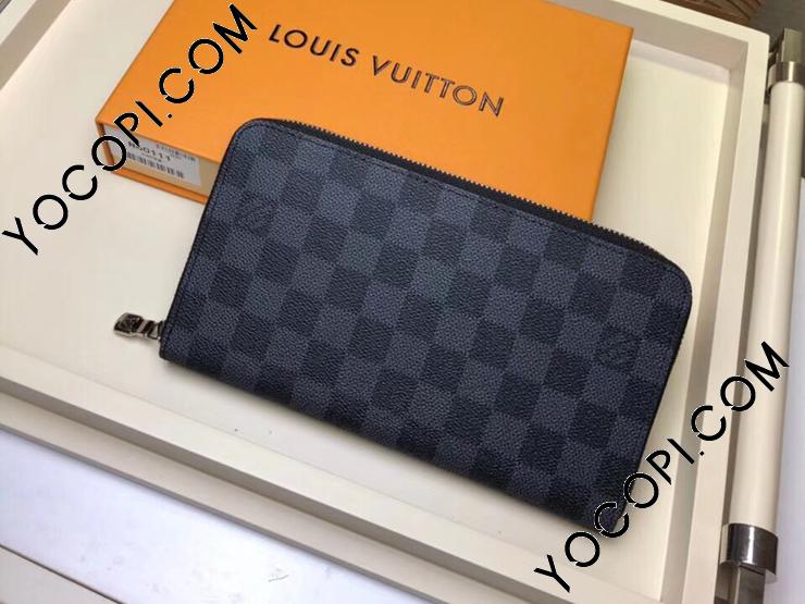 N60111】 LOUIS VUITTON ルイヴィトン ダミエ・グラフィット 長財布 ...