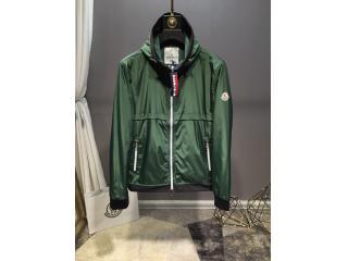 薄いコート 春秋　MONCLER 新しいデザイン メンズ モンクレール グリーン