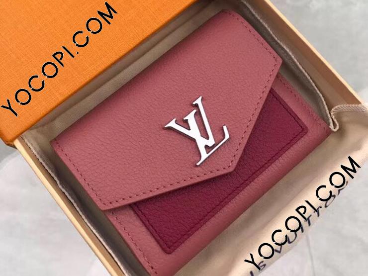 M62948】 LOUIS VUITTON ルイヴィトン カーフ 財布 コピー ポルトフォイユ・マイロックミー コンパクト レディース 三つ折り財布  2色可選択 ローズブドワール・リドゥヴァン_ルイヴィトン 三つ折り財布_ルイヴィトン 財布_ルイヴィトンコピー_ブランドコピー優良店