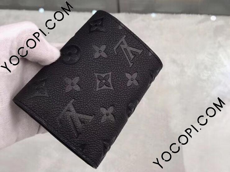 M64060】 LOUIS VUITTON ルイヴィトン モノグラム・アンプラント 財布 スーパーコピー ポルトフォイユ・ヴィクトリーヌ レディース  三つ折り財布 3色可選択 ノワール_ルイヴィトン 三つ折り財布_ルイヴィトン 財布_ルイヴィトンコピー_ブランドコピー優良店