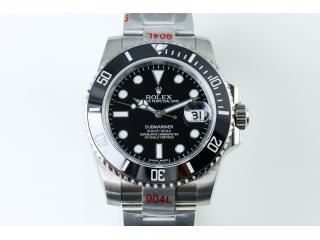 機械式 ロレックス 腕時計 サブマリーナ ノンデイト 38mm メンズ オートマ SS 114060 ROLEX 自動巻き316L鋼シルバーカラー（銀色）　文字盤：ブラック（黒）