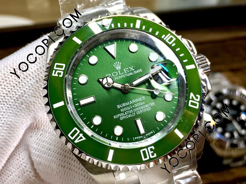 新品 未使用品 ロレックス グリーンサブ 緑文字盤 116610LV - 時計