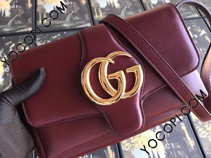 550129 0V10G 6629】 GUCCI グッチ アリー バッグ コピー Arli スモール レディース ショルダーバッグ 4色可選択  バーガンディ レザー_グッチ ショルダーバッグ_グッチ バッグ_グッチコピー_ブランドコピー優良店