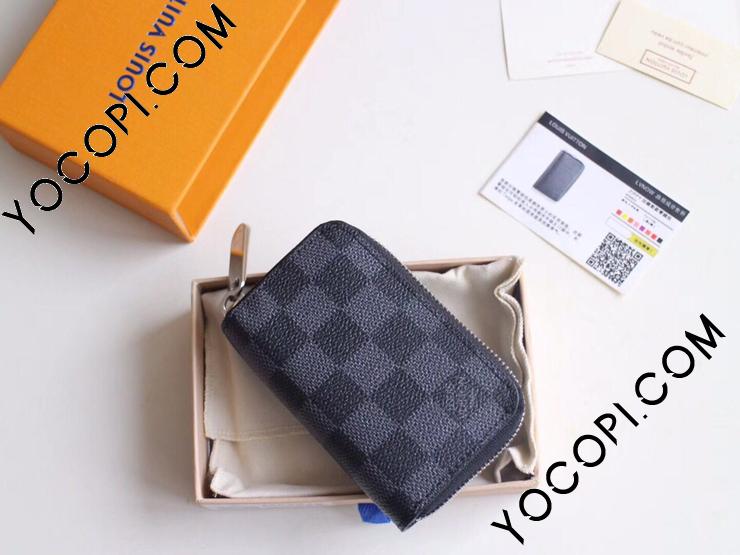 N63076】 LOUIS VUITTON ルイヴィトン ダミエ・グラフィット 財布 スーパーコピー ジッピー・コイン パース メンズ  ラウンドファスナー財布_ヴィトン ラウンドファスナー財布_ルイヴィトン 財布_ルイヴィトンコピー_ブランドコピー優良店