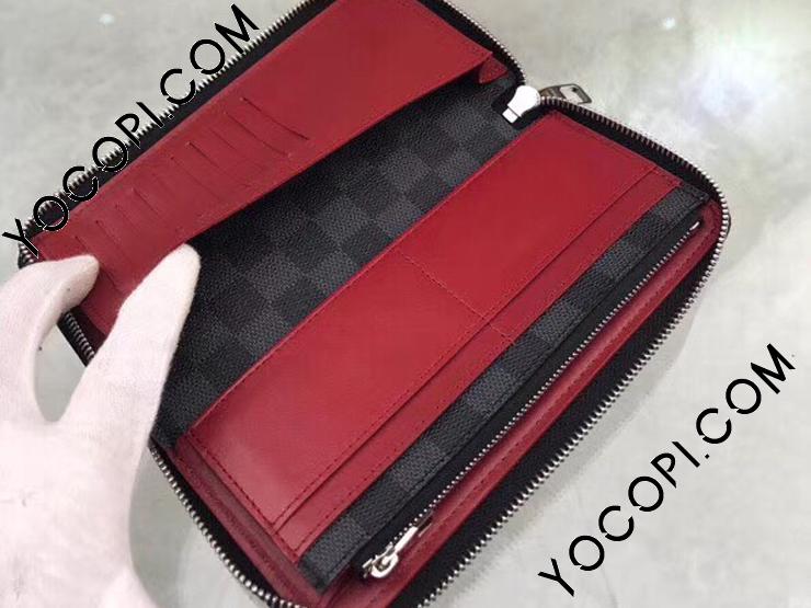 N63304】 LOUIS VUITTON ルイヴィトン ダミエ・グラフィット 長財布