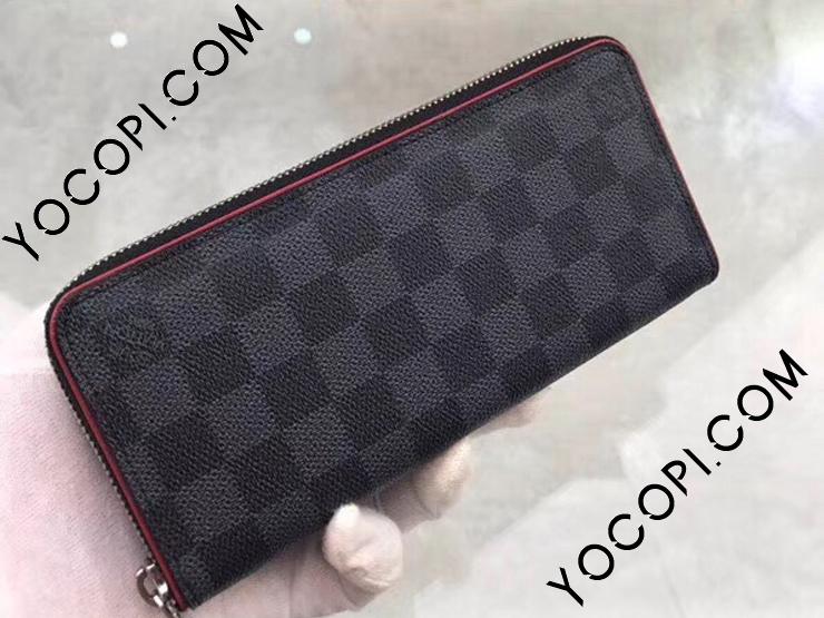 N63304】 LOUIS VUITTON ルイヴィトン ダミエ・グラフィット 長財布