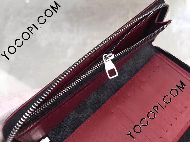 N63304】 LOUIS VUITTON ルイヴィトン ダミエ・グラフィット 長財布