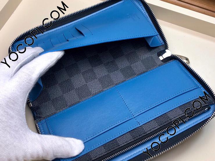 N64436】 LOUIS VUITTON ルイヴィトン ダミエ・グラフィット 長財布