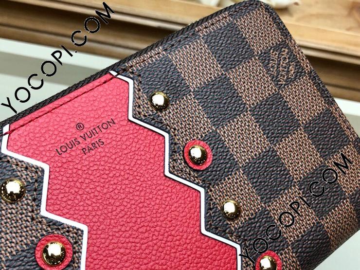 N60145】 LOUIS VUITTON ルイヴィトン ダミエ・エベヌ 長財布 コピー ジッピー・ウォレット レディース ラウンドファスナー財布_ ヴィトン ラウンドファスナー財布_ルイヴィトン 財布_ルイヴィトンコピー_ブランドコピー優良店