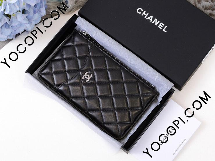 A84402 Y04059 C3906】 CHANEL シャネル 長財布 コピー ラムスキン