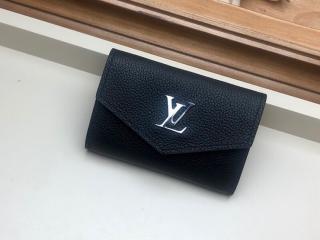 M63921】 LOUIS VUITTON ルイヴィトン カーフ 財布 スーパーコピー ポルトフォイユ・ロックミニ レディース 三つ折り財布  2色可選択 ノワール_ルイヴィトン 三つ折り財布_ルイヴィトン 財布_ルイヴィトンコピー_ブランドコピー優良店