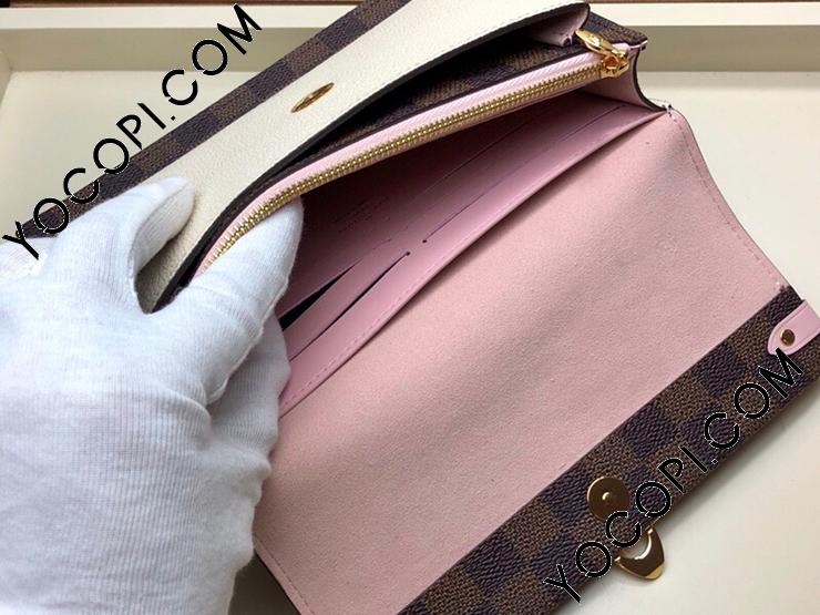 N60237】 LOUIS VUITTON ルイヴィトン ダミエ・エベヌ 財布 スーパー