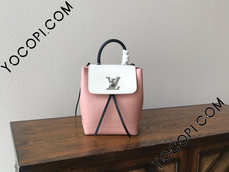 M53195】 LOUIS VUITTON ルイヴィトン バッグ スーパーコピー ロックミー・バックパック MINI レディース バックパック  ローズバレーブロンマイトノワール_ルイヴィトン バックパック_ルイヴィトンバッグ_ルイヴィトンコピー_ブランドコピー優良店