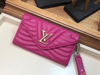 M63820】 LOUIS VUITTON ルイ・ヴィトン 長財布 コピー ニューウェーブ ロング・ウォレット レディース 二つ折り財布 4色可選択  フリージア_ルイヴィトン 二つ折り財布_ルイヴィトン 財布_ルイヴィトンコピー_ブランドコピー優良店