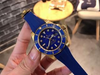 機械式 ロレックス 腕時計 40mm メンズ 時計 114060 ROLEX 自動巻き革ベルト　文字盤：ブラック（黒）