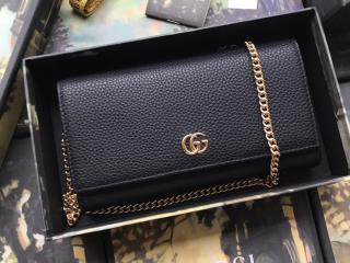 販売買蔵 【GUCCI】グッチ チェーンウォレット GGマーモント 546585