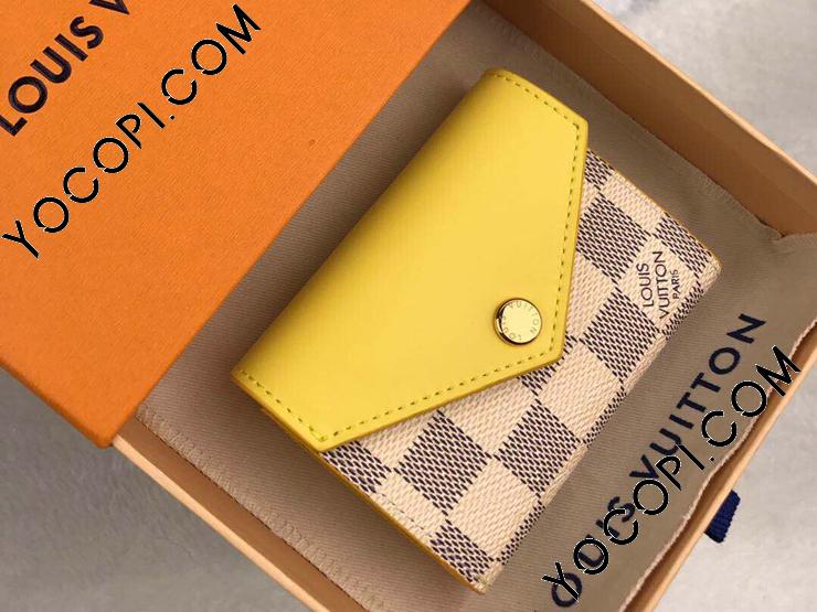 N60220】 LOUIS VUITTON ルイヴィトン ダミエ・アズール 財布 コピー ...