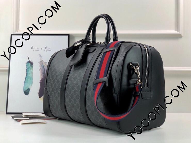 474131 K5IAN 1095】 GUCCI グッチ バッグ コピー GG Supreme GGスプリーム キャリーオン ダッフルバッグ メンズ  バッグ_グッチ ショルダーバッグ_グッチ バッグ_グッチコピー_ブランドコピー優良店