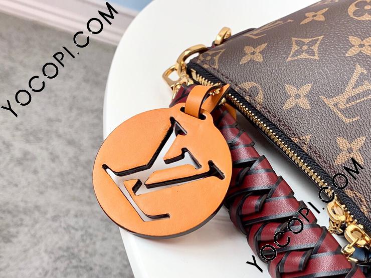 M55090】 LOUIS VUITTON ルイヴィトン モノグラム バッグ スーパーコピー ミニジップドホーボー ハンドバッグ レディース  ショルダーバッグ_ルイヴィトン ショルダーバッグ_ルイヴィトンバッグ_ルイヴィトンコピー_ブランドコピー優良店