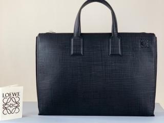 337.62.S50-1】 LOEWE ロエベ バッグ コピー Goya Simple Briefcase ゴヤ Sシンプルブリーフケース メンズ  ショルダーバッグ 4色可選択 ブラック_ロエベ ショルダーバッグ_ロエベ バッグ_ロエベコピー_ブランドコピー優良店