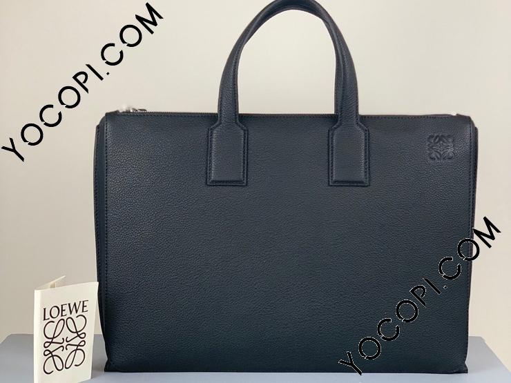 337.12.P57-100】 LOEWE ロエベ バッグ スーパーコピー Goya Thin Briefcase ゴヤ THIN ブリーフケース  メンズ ビジネスバッグ 3色可選択 ブラック_ロエベ ショルダーバッグ_ロエベ バッグ_ロエベコピー_ブランドコピー優良店