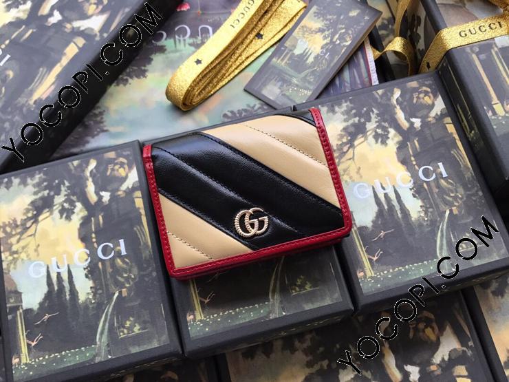 573811 0OLOX 9689】 GUCCI グッチ 財布 コピー 〔GGマーモント