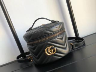 598594 DTDCT 1000】 GUCCI グッチ バッグ スーパーコピー 〔GGマーモント〕ミニ レディース バックパック 3色可選択 ブラック _グッチ バックパック_グッチ バッグ_グッチコピー_ブランドコピー優良店