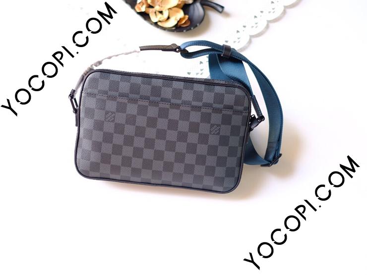 N40188】 LOUIS VUITTON ルイヴィトン ダミエ・グラフィット バッグ スーパーコピー アルファ・メッセンジャー メンズ  ショルダーバッグ_ルイヴィトン メンズ バッグ_ルイヴィトンバッグ_ルイヴィトンコピー_ブランドコピー優良店